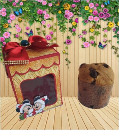 Arquivo Studio Caixa Mini Panetone Natal Infantil