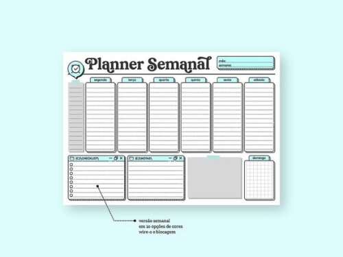 Arquivos - Miolo Planner de Mesa Permanente Não Datado A5