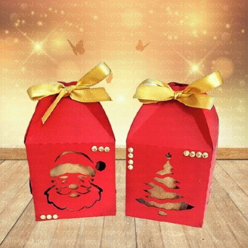 Arquivos Silhouette Caixa Mini Panetone Natal