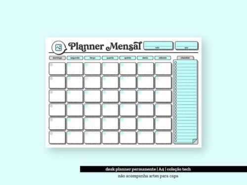 Arquivos - Miolo Planner de Mesa Permanente Não Datado A5