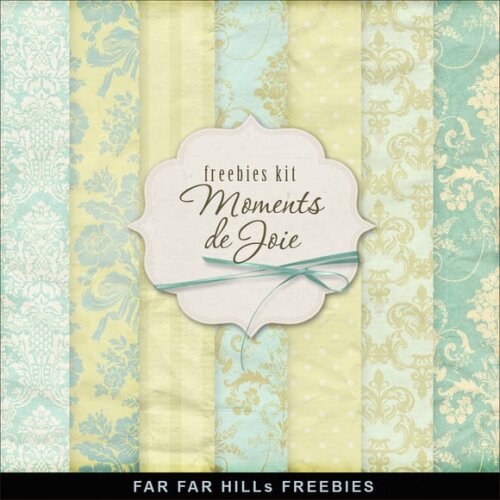 Kit Papel Digital Floral Envelhecido Verde Pastel