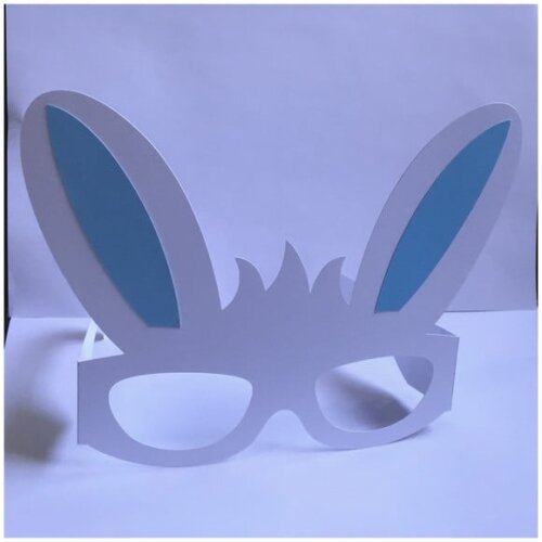 Mascara Oculos Coelho Pascoa Arquivo pdf / Corte Tesoura
