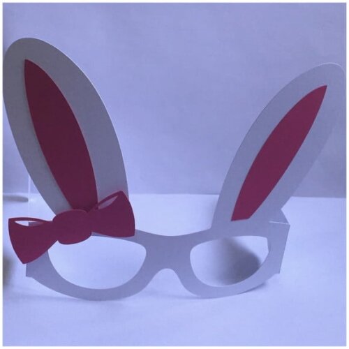 Mascara Oculos Coelho Pascoa Arquivo pdf / Corte Tesoura