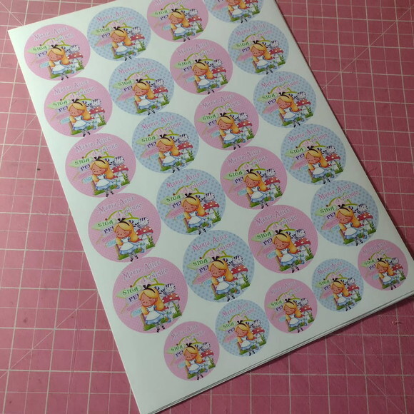 Adesivo Personalizado Alice no Pais das Maravilhas