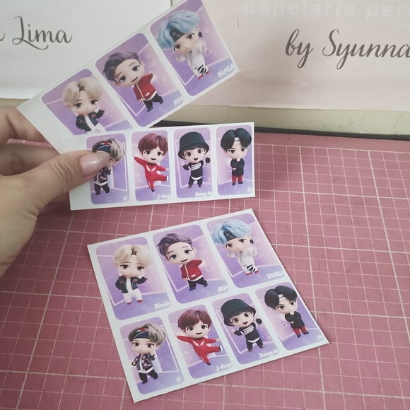 Adesivo Personalizado Bts