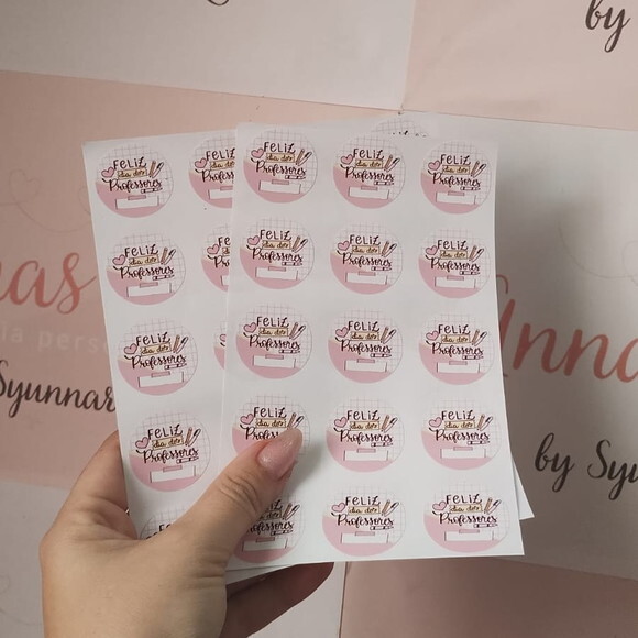 Adesivo Personalizado Dia dos Professores