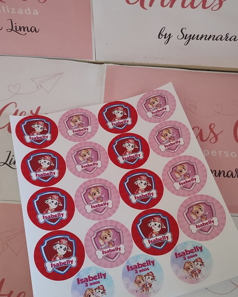 Adesivo Personalizado Patrulha Canina