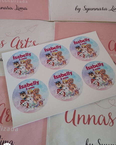 Adesivo Personalizado Patrulha Canina