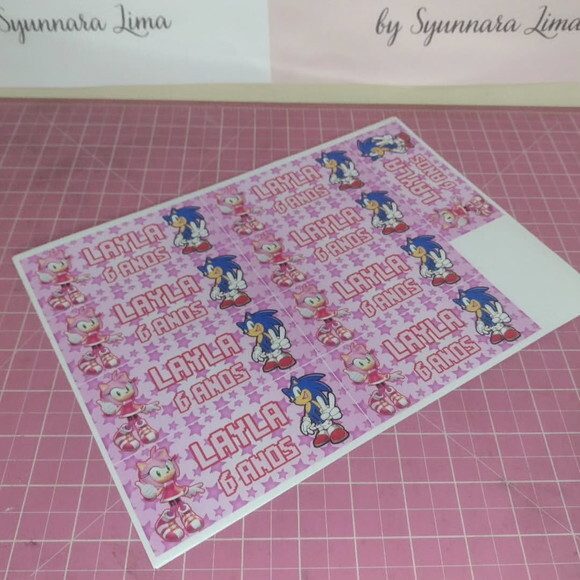 Adesivo Personalizado Sonic