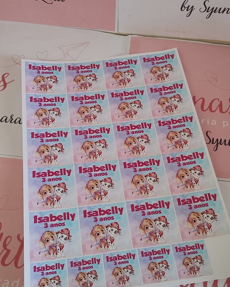 Adesivo Personalizado Patrulha Canina