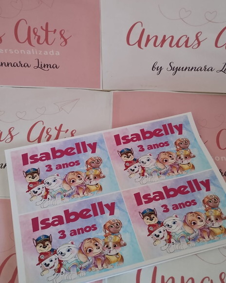Adesivo Personalizado Patrulha Canina