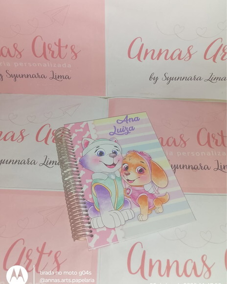 Agenda Escolar Patrulha Canina Skye e Everest 2026