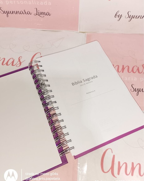 Biblia Personalizada com Foto ou Arte Enviada 15x21
