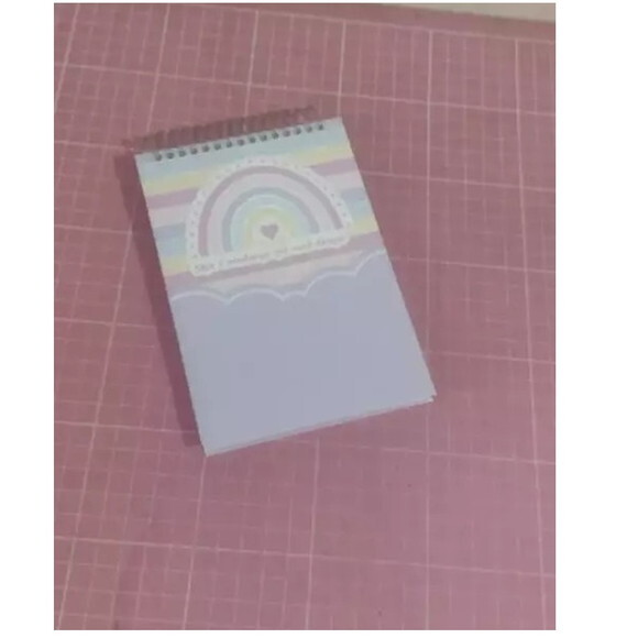 Bloco Capa Dura 10x15 Arco Iris