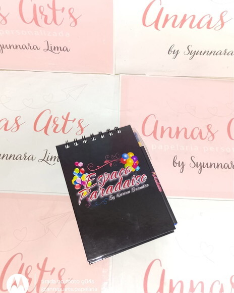 Bloco Capa Dura 10x15 com Caixa e Lápis ou Caneta Logo Marca