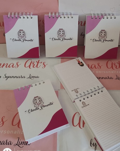 Bloco Capa Dura 10x15 com Logo