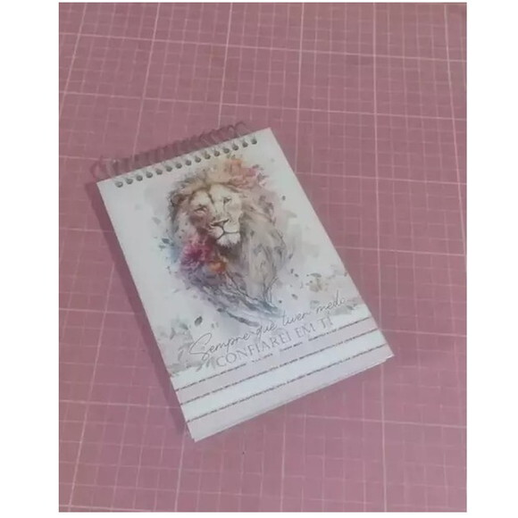 Bloco Capa Dura 10x15 Leão de Judá