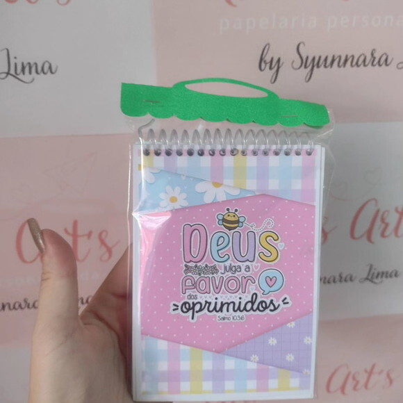 Bloco Capa Mole 10x15 Frases Motivacionais