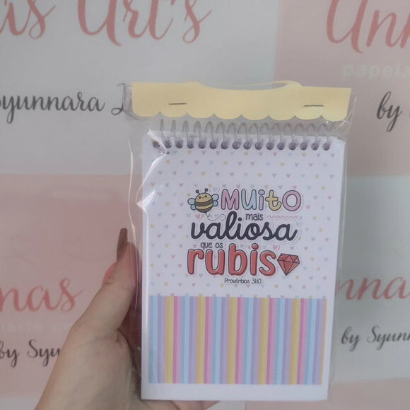 Bloco Capa Mole 10x15 Frases Motivacionais