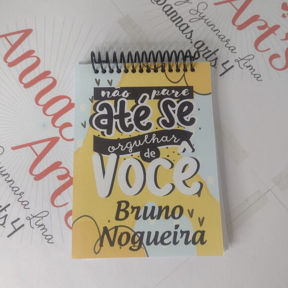 Bloco Capa Mole 10x15 Frases Motivacionais