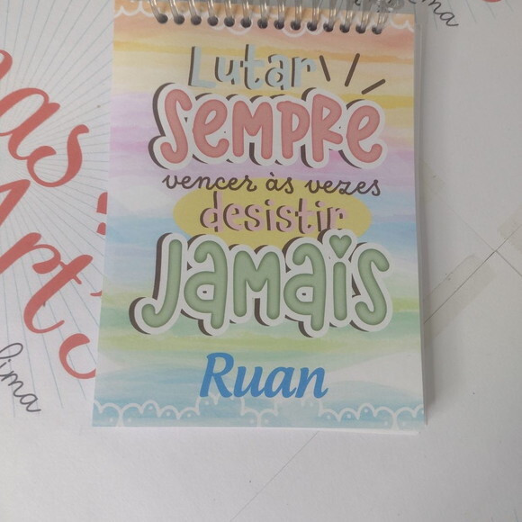 Bloco Capa Mole 10x15 Frases Motivacionais