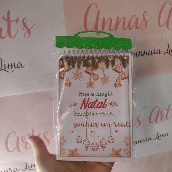 Bloco Capa Mole 10x15 Natal
