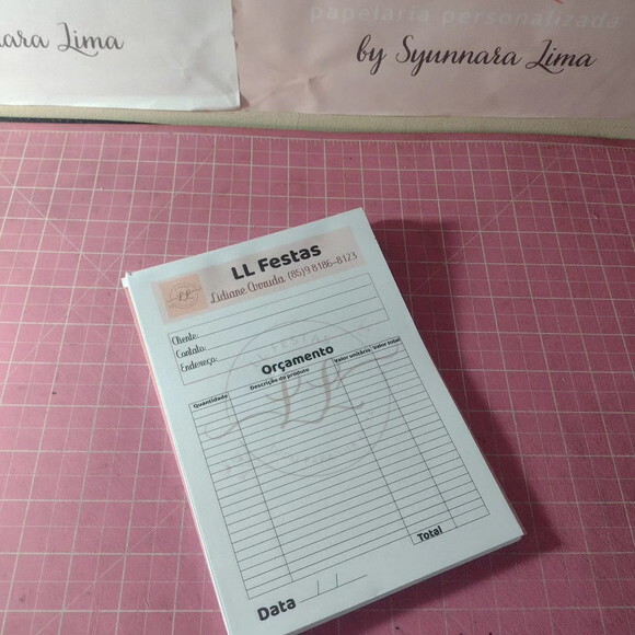 Bloco de Orçamentos