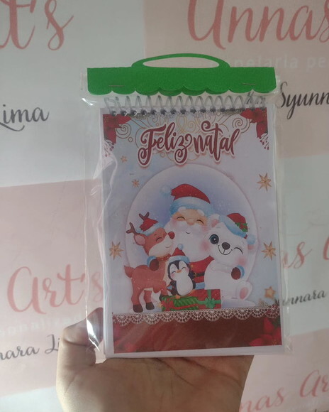 Bloco Capa Mole 10x15 Natal