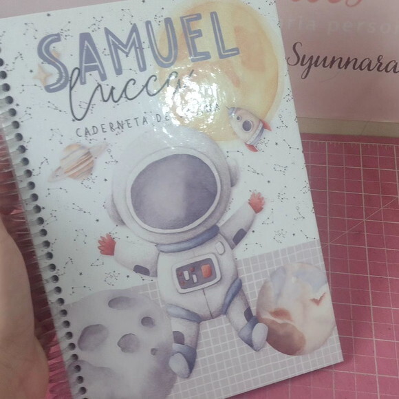 Caderneta de Vacina Astronauta Menino