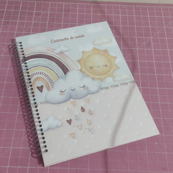 Caderneta de Vacina Chuva de Benção ou Amor Menina