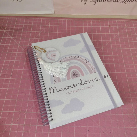 Caderneta de Vacina Chuva de Benção ou Amor Menina