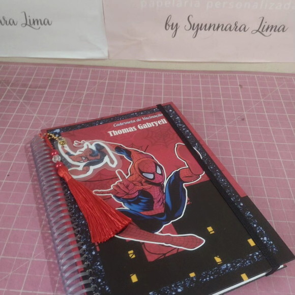 Caderneta de Vacina Homem Aranha