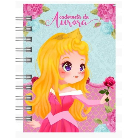 Caderneta de Vacina Menina a Bela Adormecida Princesa Aurora