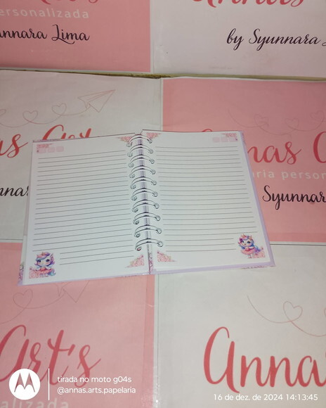 Caderno 11x15 Unicórnio