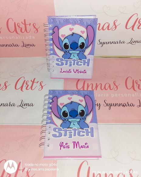 Caderno 11x15 Stitch