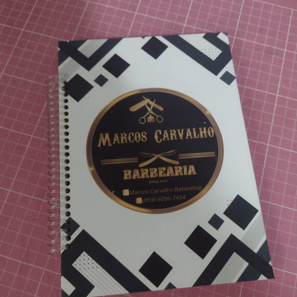 Caderno 15x21 de Agendamentos com Logomarca