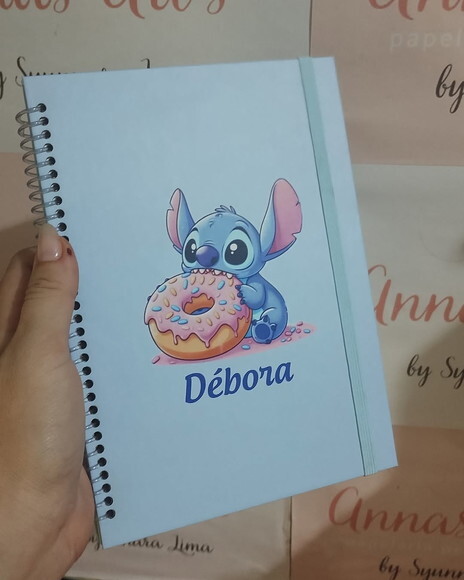 Caderno 15x21 Stitch