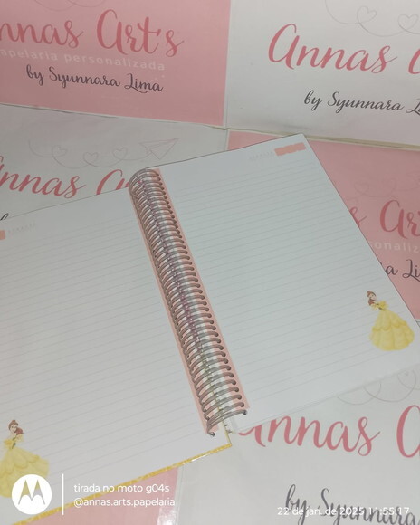 Caderno Colegial 18x26 a Bela e a Fera