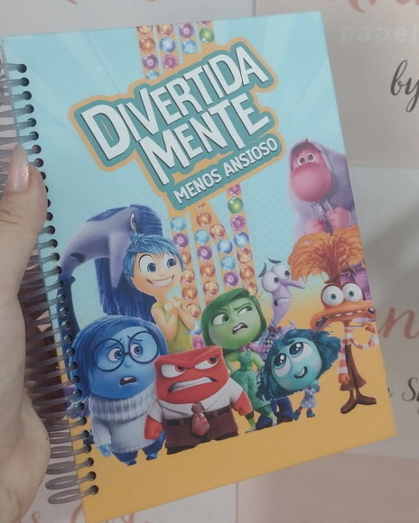 Caderno de Emoções Divertidamente