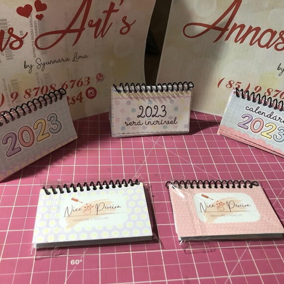 Calendário em Espíral Personalizado