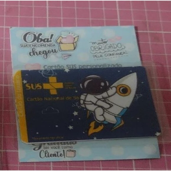 Cartão do Sus Astronauta Menino