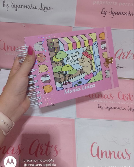 Livro de Pintura Bobbie Goods com 50 Desenhos