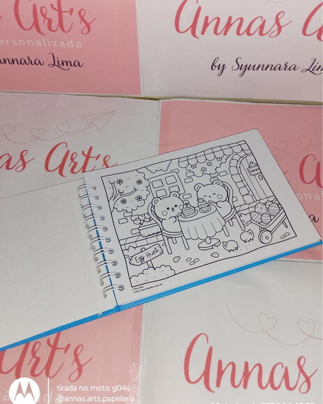 Livro de Pintura Cozy Spring