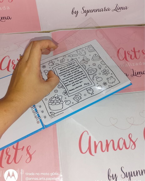 Livro de Pintura Cozy Spring