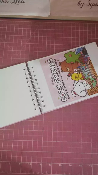 Livro de Pintura Cozy Friends