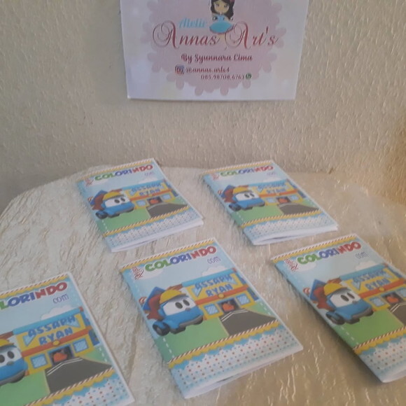 Livro de Pintura Leo Caminhão Encantário 10 Unidades