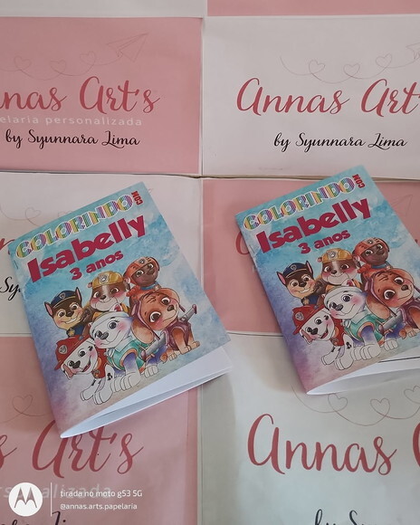 Livro de Pintura Patrulha Canina 10 Unidades
