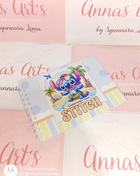 Livro de Pintura Stitch