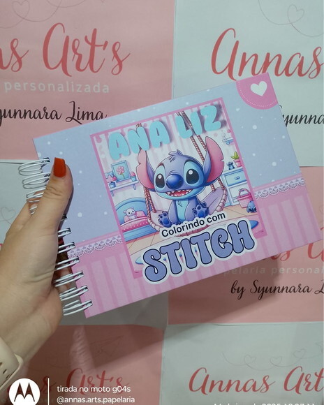 Livro de Pintura Stitch