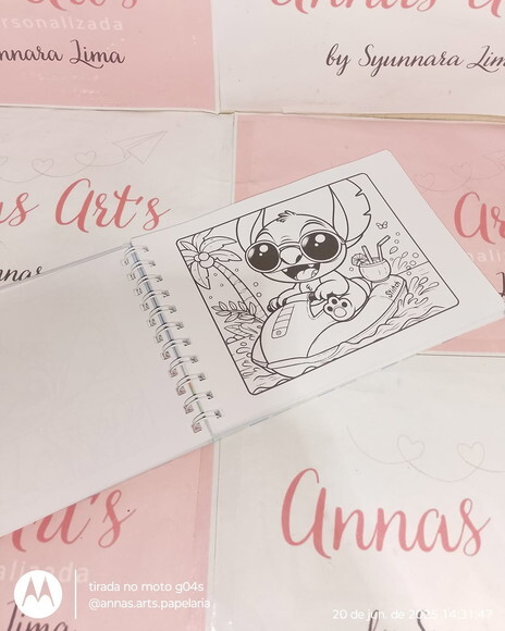 Livro de Pintura Stitch